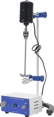Produktbild von Überkopf-Rührer Mixer, höhenverstellbar, hohe Drehzahlbereich, Weiß und Blau, EU-Stecker, 220V