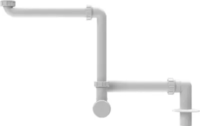 Produktbild von HL Hutterer & Lechner HL137N.1/30 - Waschtisch-Raumsparsiphon DN32x5/4" Abgang senkrecht, 1 Stk.