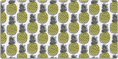 Produktbild von Schreibtischmatte Tischunterlage 100x50 cm Mauspad - Ananasmuster