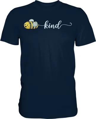 Produktbild von Be Kind Bienen T-Shirt – Navy / M