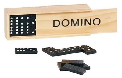 Zdjęcie produktu dla Goki Domino game in wooden box, Dzieci, Drewno, Chłopak, dziewczyna, 4 lat(a), 38 mm, 19 mm