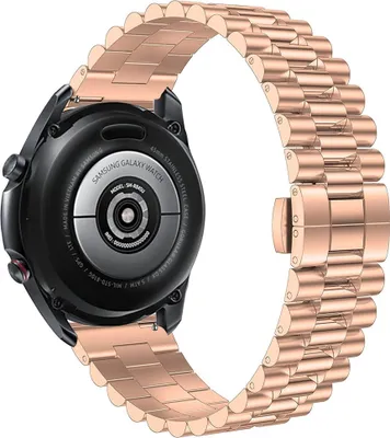 Produktbild von Strap-it Xiaomi Amazfit GTS Presidential Stahlarmband (Roségold)