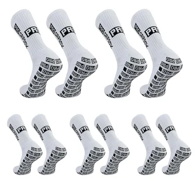 Imagen del producto de Calcetines deportivos: calcetines de fútbol con agarre antideslizante, de alta elasticidad, para mujeres y hombres, talla 39-46, ideales para fútbol, baloncesto y correr