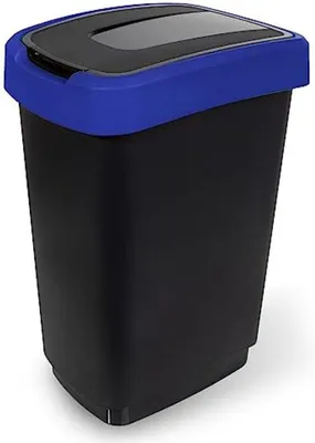 Produktbild von Blaue 50l Abfalltonne 48x33x25cm