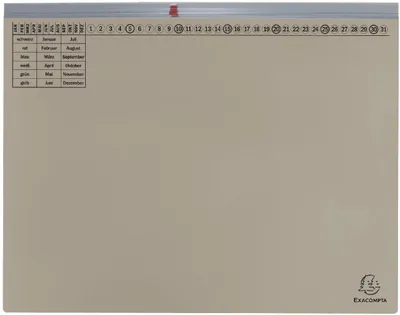 Immagine prodotto di Exacompta 370110B 25er Hängehefter Exaflex Karton grau
