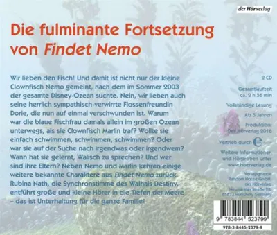 Produktbild von Findet Dorie-Findet Dorie (Hörbuch)