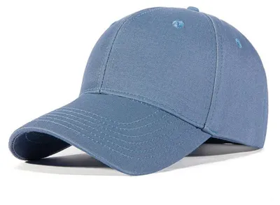 Immagine prodotto di Cappello da baseball unisex, regolabile, in cotone, colore blu. Cappello per uomo e donna