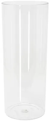 Produktbild von Vase transparent aus Acryl - 20x20x30cm -  Blumenvase für große Bouquets und voluminöse Sträuße