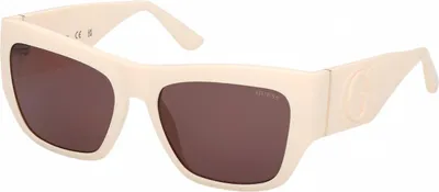 Produktbild von Guess GU00252 Shiny ivory 54/17/135 Damen Sonnenbrillen