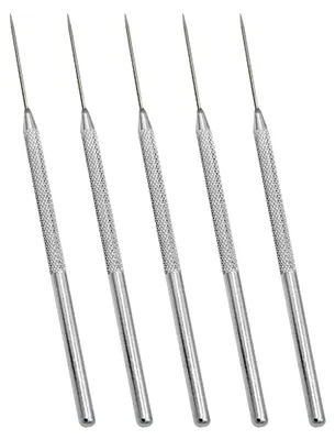 Produktbild von 5 Edelstahl-Keramik-Nadeln für die Töpferei und Modellierung