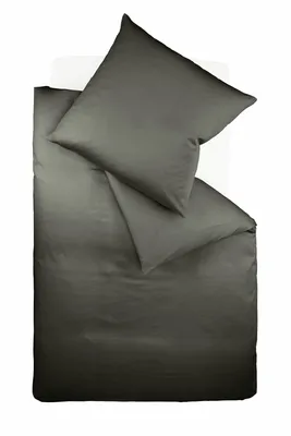 Produktbild von Fleuresse Interlock-Jersey-Bettwäsche colours anthrazit 9031 Größe 155x200 cm