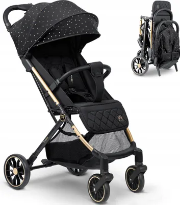 Produktbild von Kinderwagen Nukido Paseo Faltbar 2 Sekunden, Grosse Geländeräder, Verdeck