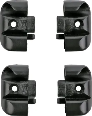 Produktbild von 4x Endstücke für Fensterleiste Scharnierleiste Schwarz L+ R für Wohnwagen