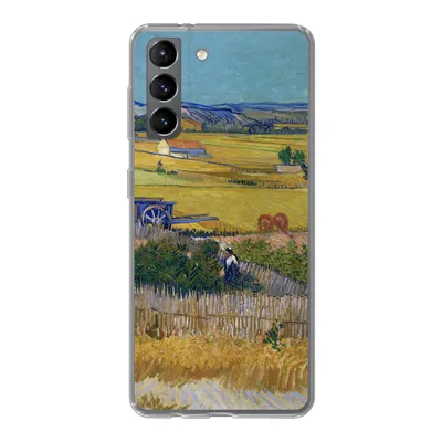 Produktbild von MuchoWow® Handyhülle Schutzhülle Hülle für Samsung Galaxy S21 Die Ernte - Vincent van Gogh Silikon Softcase Handy Hülle - Softcase