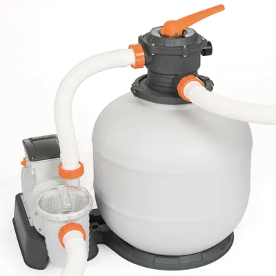 Produktbild von Bestway Flowclear Sandfilteranlage Sandfilter Filterpumpe Filteranlage Filter mit Zeitschaltuhr 7.571 l/h