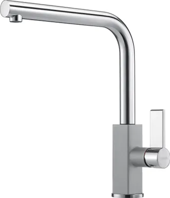 Produktbild von FRANKE Armatur MARIS in Chrom-Steingrau mit Festauslauf