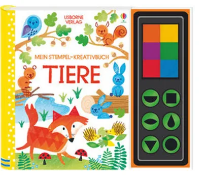 Produktbild von Mein Stempel-Kreativbuch: Tiere