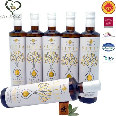 Produktbild von 6x SI-MEL 12014 Natives Olivenöl Extra 750ml - Frühe Ernte PDO SITIA von Kreta =4,5L