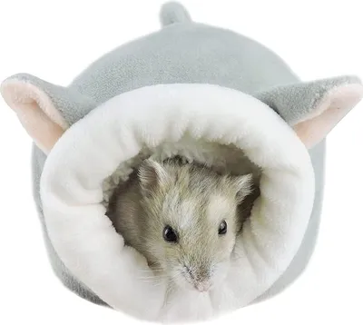 Produktbild von Hamsterbett, weiches und warmes Mini-Schlafnest für Hamsterhäuser