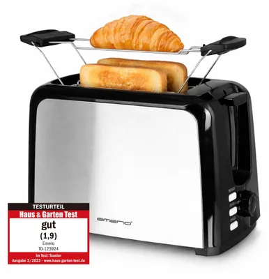 Productafbeelding van Broodrooster met 2 extra brede toastsleuven, 7 bruiningsniveaus, 750 W