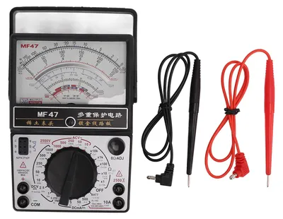 Image de MF47 Multimètre à aiguille magnétique interne, voltmètre analogique de haute précision pour l'industrie