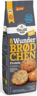 MIESZANKA DO WYPIEKU BUŁEK PROTEINOWYCH BEZGLUTENOWA DEMETER BIO 350 g - BAUCK HOF