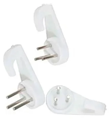 Produktbild von Fischer 534844, Drinnen, Schlüsselhaken, Weiß, 16 kg, 4 Stück(e)