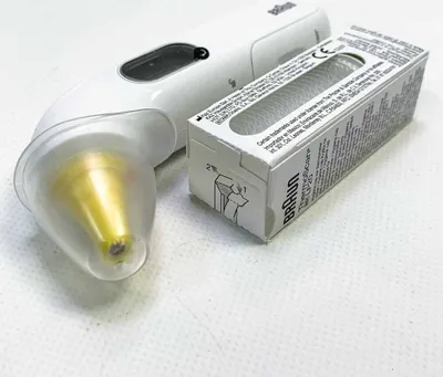 Produktbild von Braun ThermoScan 3, Kontakt, Weiß, Ohr, °C, °F, 34 - 42,2 °C, 1 s