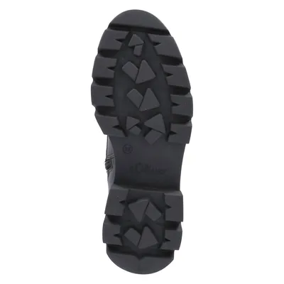 Produktbild von s.Oliver Damen Stiefelette Steppmuster Plateau Profilsohle 5-25230-41, Größe:37 EU, Farbe:Schwarz