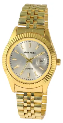 Produktbild von Herren-Armbanduhr mit Metallgehäuse und Mineralglas