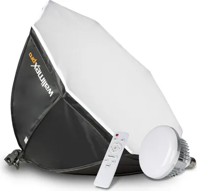 Immagine prodotto di Walimex pro LED 45W Octagon Ø65cm   Bi color
