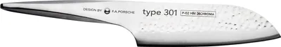 Produktbild von CHROMA Type 301 Santoku mit Hammerschlag Küchenmesser Messer 18 cm P2 HM