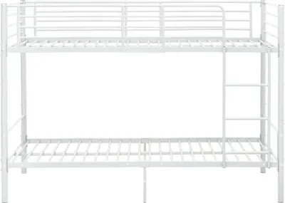 Immagine prodotto di Letto a castello in metallo bianco 90×200 cm