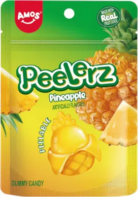 Produktbild von Amos Peelerz Gummy Pineapple 65g