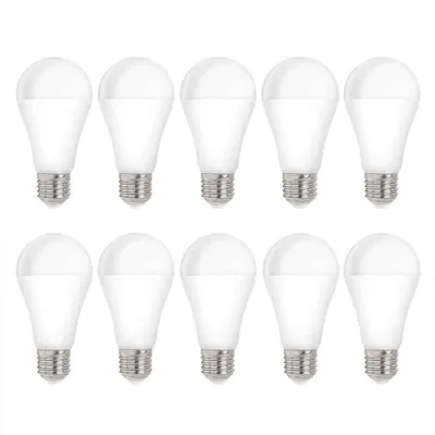 Produktbild von 10 x Spectrum LED Leuchtmittel Birnenform 15W = 100W E27 matt 1500lm warmweiß 3000K 200°