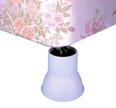 Productafbeelding van Verhogingen voor Bed of Stoel - 9 cm - Grijs - Set van 4