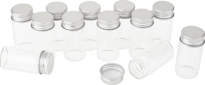 Produktbild von VBS XXL Gläschen mit Schraubverschluss, ca. 25 ml, 12 Stück