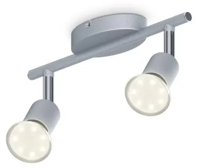 Obrázek produktu pro Stropní svítidlo LED stropní bodové svítidlo 2 světelné bodové svítidlo otočné GU10 kovové