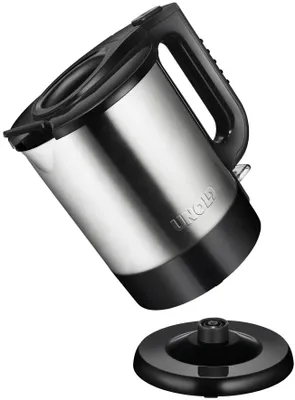 Zdjęcie produktu dla Unold 18015, 1,5 l, 2200 W, Czarny, Stal nierdzewna, Plastik, Wskaźnik poziomu wody, Bezprzewodowy