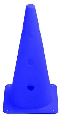 Obrázek produktu pro Kužely kopaná 38 cm RICHMORAL děrované modrá