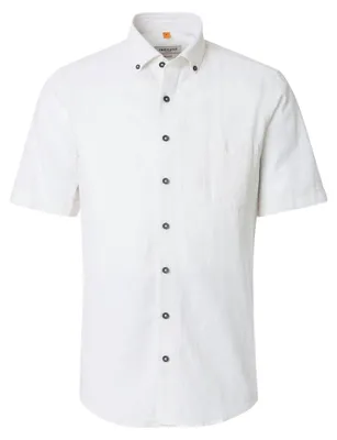 Produktbild von Redmond - Casual Fit - Herren Freizeithemd Kurzarm (261140999), Größe:XXL, Farbe:Weiß(0)