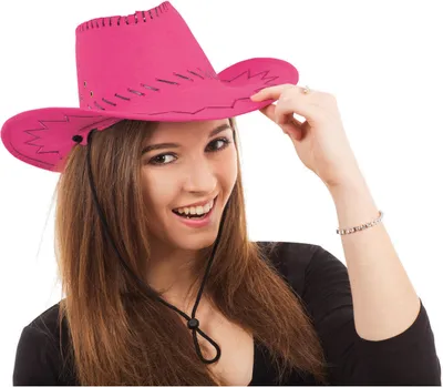 Produktbild von Rosa Genähter Cowboyhut