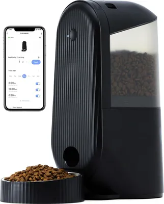Obrázek produktu pro Automatický dávkovač krmiva pro kočky, dávkovač s připojením k Wi-Fi 2,5 GHz (4 litry) pro krmivo pro psy a kočky