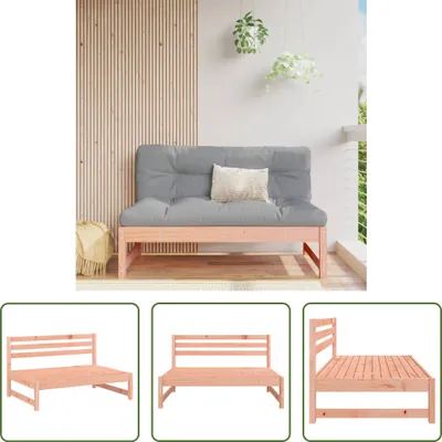 Produktbild von The Living Store Garten-Mittelsofa 120x80 cm Massivholz Douglasie