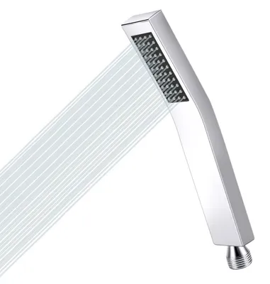 Produktbild von Handbrause Edelstahl 304, Hochdruck Duschkopf Anti-Kalk Silber
