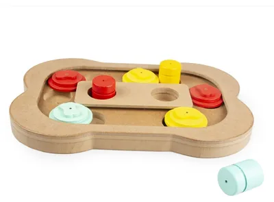 Produktbild von Duvoplus Intelligenzspiel Slide n Snack Puzzle Knochen