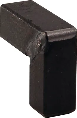 Produktbild von Knopf Aruba Breite 10 mm, Höhe 25 mm, Schwarzstahl schutzlackiert