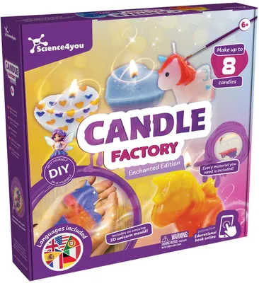 Obrázek produktu pro Science4You Candle Factory, Experimentální sada, Chemie, 6 rok/roky, Vícebarevný