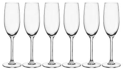 6 XXL Flintgläser 21 cl für Champagner & Sekt