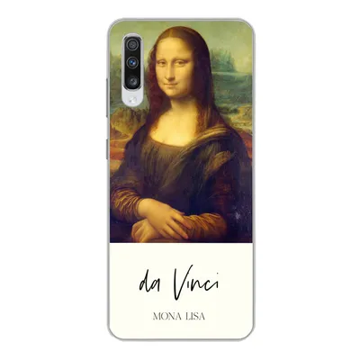 Produktbild von MuchoWow® Handyhülle Schutzhülle Hülle für Samsung Galaxy A70 Mona Lisa - Leonardo da Vinci - Alte Meister Silikon Softcase Handy Hülle - Schutzhaube